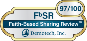 97/100 from the Faith-Based Sharing Review